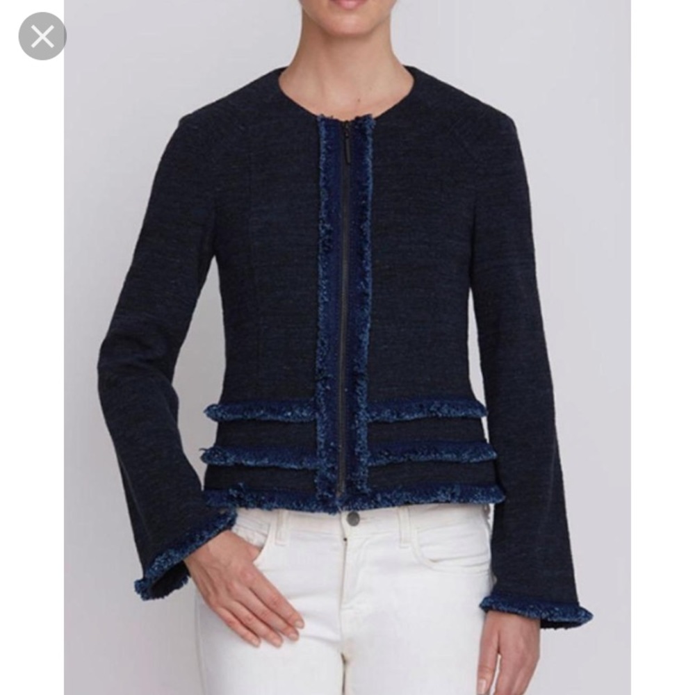 NWT Nanette Lepore Frisky Fringe Jacket
